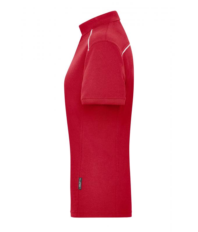 Damen Ladies' Workwear Polo - SOLID - Red 8709