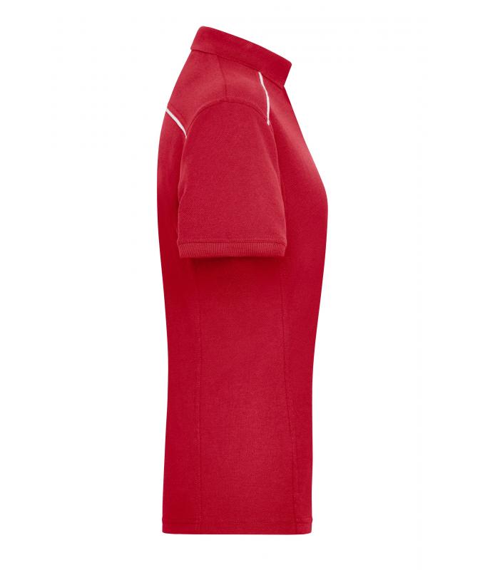Damen Ladies' Workwear Polo - SOLID - Red 8709