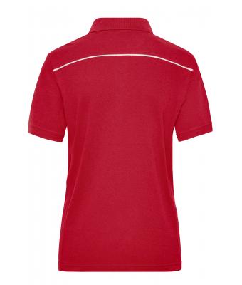 Damen Ladies' Workwear Polo - SOLID - Red 8709