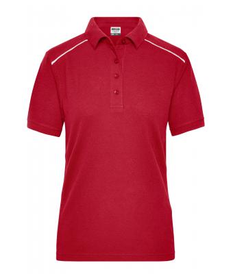 Damen Ladies' Workwear Polo - SOLID - Red 8709