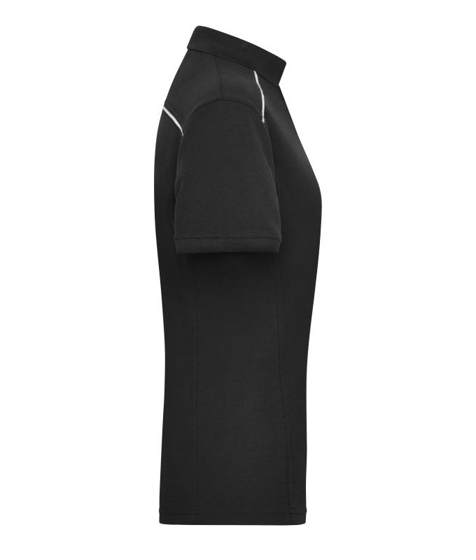 Damen Ladies' Workwear Polo - SOLID - Black 8709