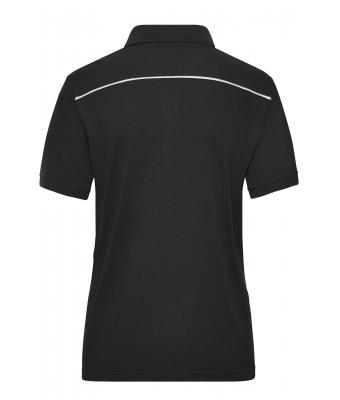 Damen Ladies' Workwear Polo - SOLID - Black 8709