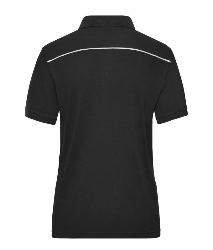 Damen Ladies' Workwear Polo - SOLID - Black 8709