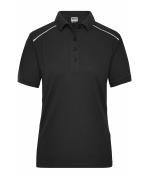 Damen Ladies' Workwear Polo - SOLID - Black 8709