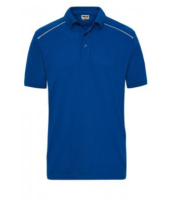 Men Men's  Workwear Polo - SOLID -   OCS Blended Dark-royal 8710