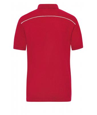 Herren Men's  Workwear Polo - SOLID -   OCS Blended Red 8710