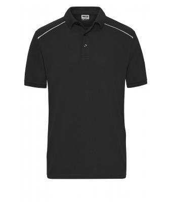 Herren Men's  Workwear Polo - SOLID -   OCS Blended Black 8710