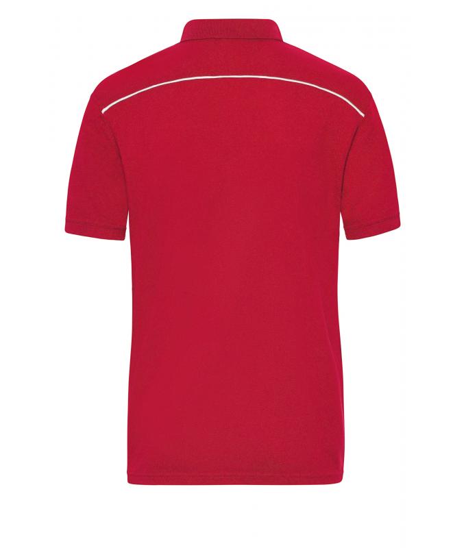 Herren Men's  Workwear Polo - SOLID - OCS Blended Red 8710