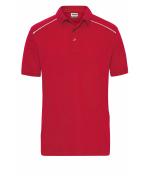 Herren Men's  Workwear Polo - SOLID - OCS Blended Red 8710