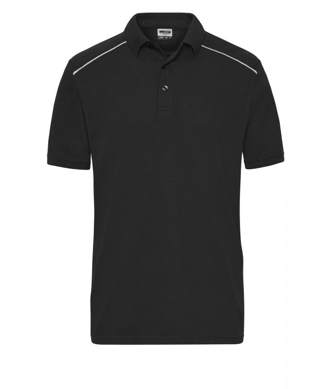 Herren Men's  Workwear Polo - SOLID - OCS Blended Black 8710