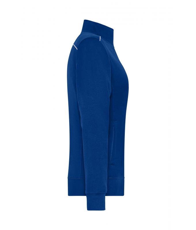 Damen Ladies' Workwear Sweat Jacket - SOLID - Dark-royal 8727