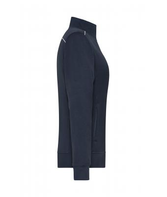 Damen Ladies' Workwear Sweat Jacket - SOLID - Navy 8727