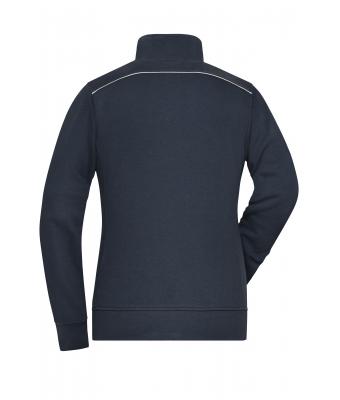 Damen Ladies' Workwear Sweat Jacket - SOLID - Navy 8727