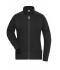 Damen Ladies' Workwear Sweat-Jacket - SOLID - Black 8727