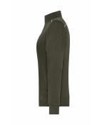 Damen Ladies' Workwear Sweat Jacket - SOLID - Olive 8727