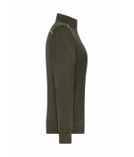 Ladies Ladies' Workwear Sweat Jacket - SOLID - Olive 8727