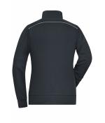 Damen Ladies' Workwear Sweat Jacket - SOLID - Carbon 8727