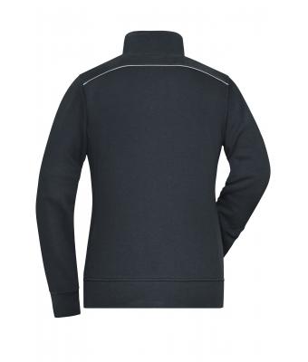 Damen Ladies' Workwear Sweat Jacket - SOLID - Carbon 8727
