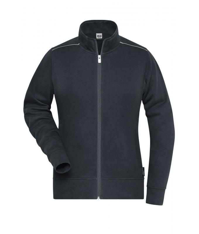 Ladies Ladies' Workwear Sweat Jacket - SOLID - Carbon 8727