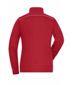 Ladies Ladies' Workwear Sweat Jacket - SOLID - Red 8727