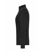 Damen Ladies' Workwear Sweat Jacket - SOLID - Black 8727