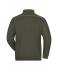 Herren Men's Workwear Sweat-Jacket - SOLID - Olive 8728
