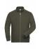 Herren Men's Workwear Sweat-Jacket - SOLID - Olive 8728