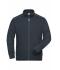 Herren Men's Workwear Sweat-Jacket - SOLID - Carbon 8728