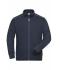 Herren Men's Workwear Sweat-Jacket - SOLID - Navy 8728