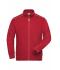 Herren Men's Workwear Sweat-Jacket - SOLID - Red 8728