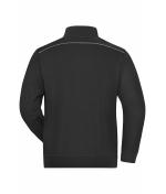 Unisex Workwear Sweat Jacket - SOLID - Black 8728