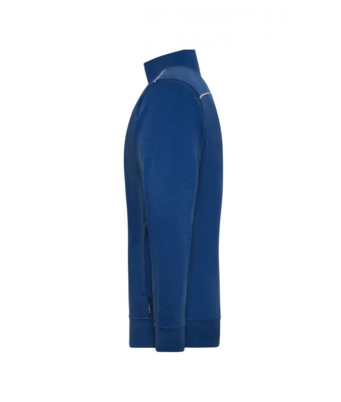 Unisex Workwear Sweat Jacket - SOLID - Dark-royal 8728
