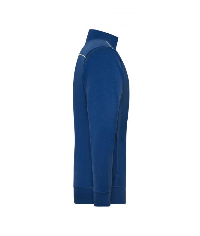 Unisex Workwear Sweat Jacket - SOLID - Dark-royal 8728