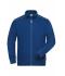 Unisex Workwear Sweat Jacket - SOLID - Dark-royal 8728