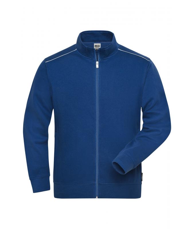 Unisex Workwear Sweat Jacket - SOLID - Dark-royal 8728