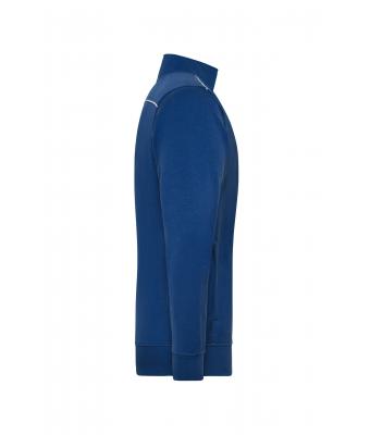 Unisex Workwear Sweat Jacket - SOLID - Dark-royal 8728