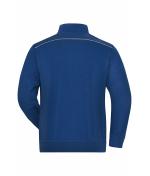 Unisex Workwear Sweat Jacket - SOLID - Dark-royal 8728