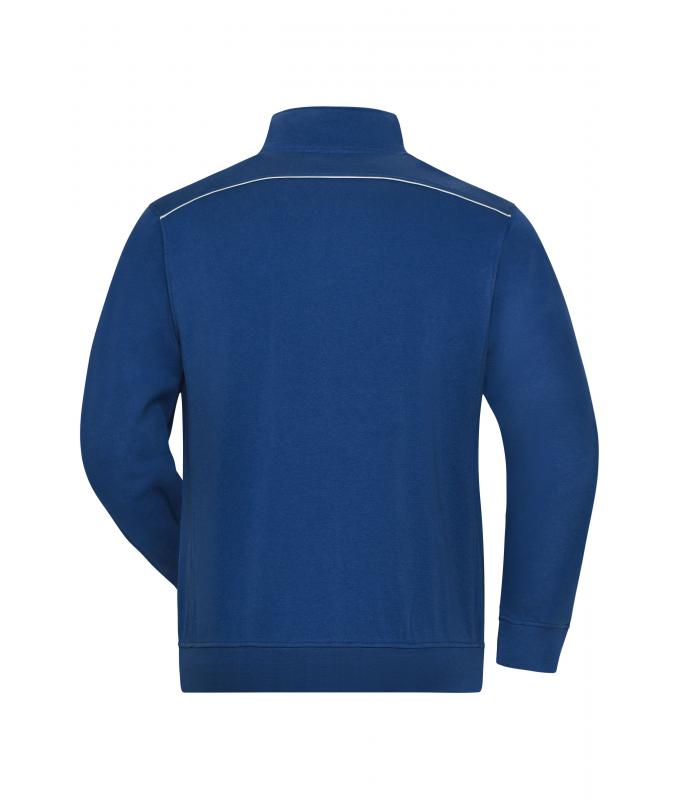 Unisex Workwear Sweat Jacket - SOLID - Dark-royal 8728
