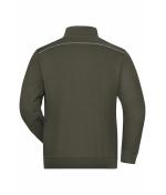 Unisex Workwear Sweat Jacket - SOLID - Olive 8728