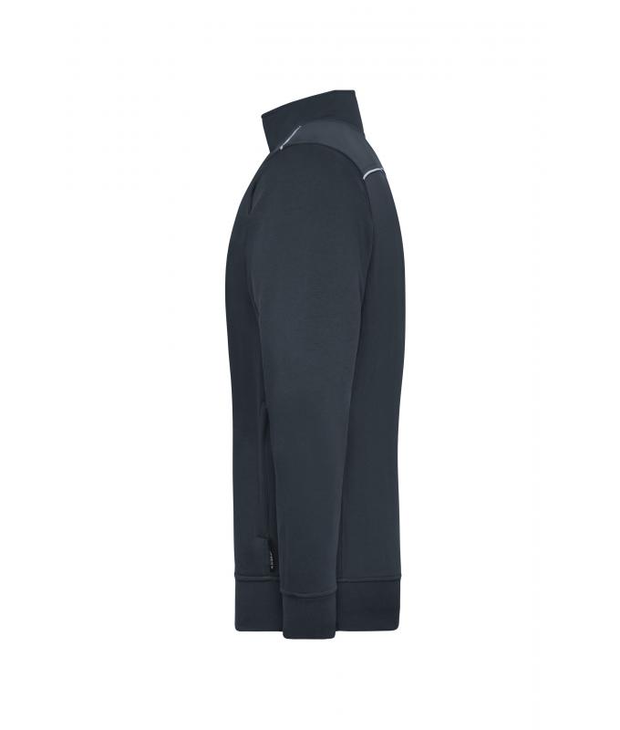 Unisex Workwear Sweat Jacket - SOLID - Carbon 8728