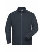 Unisex Workwear Sweat Jacket - SOLID - Carbon 8728