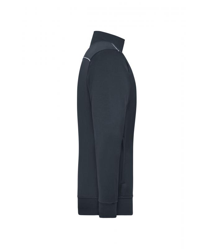 Unisex Workwear Sweat Jacket - SOLID - Carbon 8728