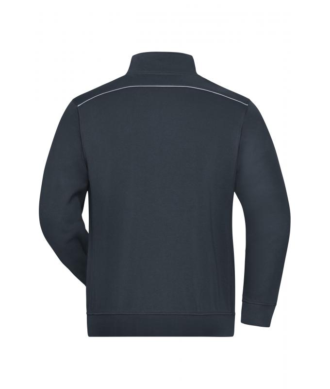 Unisex Workwear Sweat Jacket - SOLID - Carbon 8728