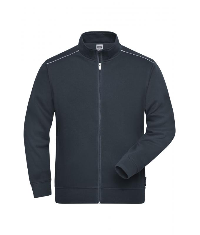 Unisex Workwear Sweat Jacket - SOLID - Carbon 8728