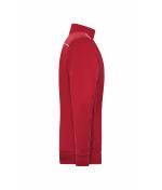 Unisex Workwear Sweat Jacket - SOLID - Red 8728