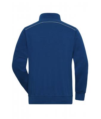 Unisex Workwear Half-Zip Sweat - SOLID - Dark-royal 8733