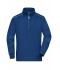 Unisex Workwear Half-Zip Sweat - SOLID - Dark-royal 8733