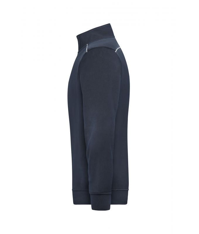 Unisex Workwear Half-Zip Sweat - SOLID - Navy 8733
