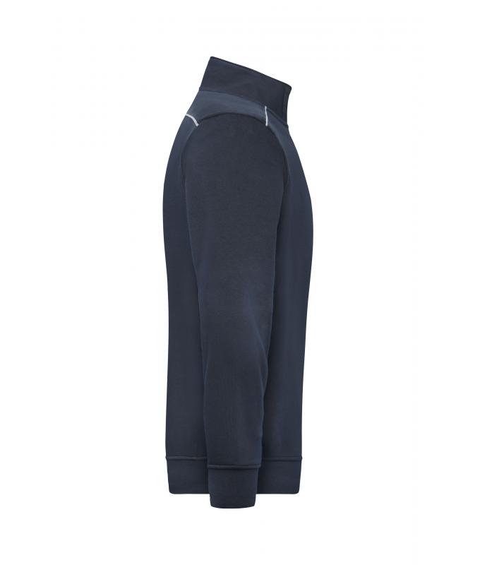 Unisex Workwear Half-Zip Sweat - SOLID - Navy 8733