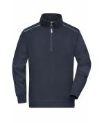 Unisex Workwear Half-Zip Sweat - SOLID - Navy 8733